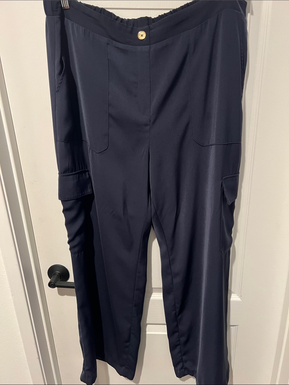 Michael Michael Kors Women's Navy Utility Cargo Pants